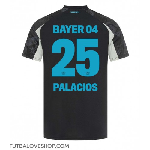 Dres Bayer Leverkusen Exequiel Palacios #25 Tretina 2024-25 Krátky Rukáv